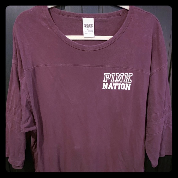 VS Pink quarter sleeve - Picture 1 of 2